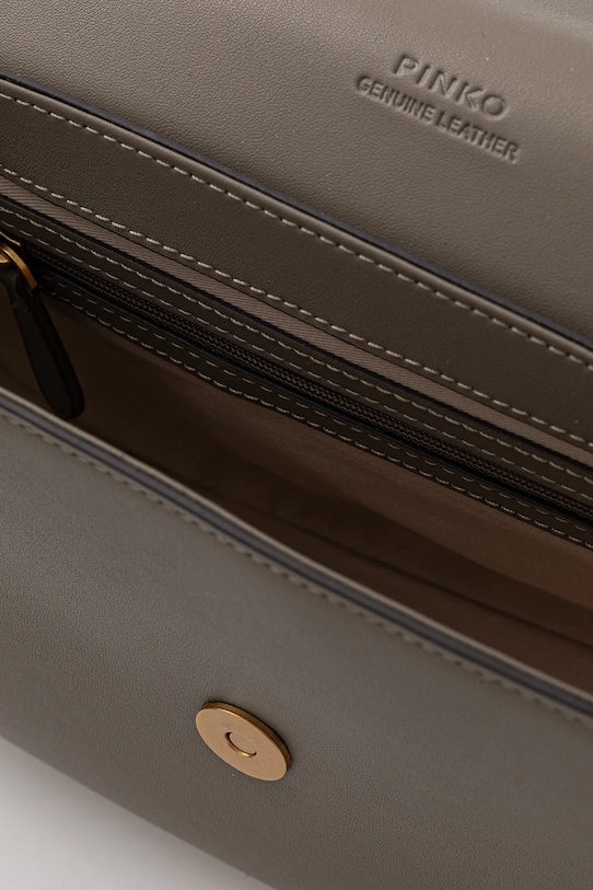 Кожаная сумочка Pinko 103831.A1ZX серый