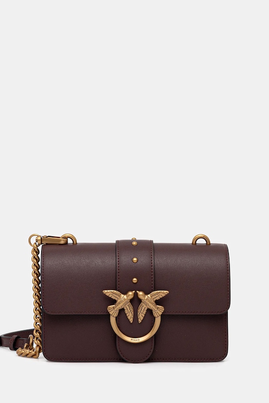 Pinko bőr táska nappa bőr burgundia 105856.A0F1