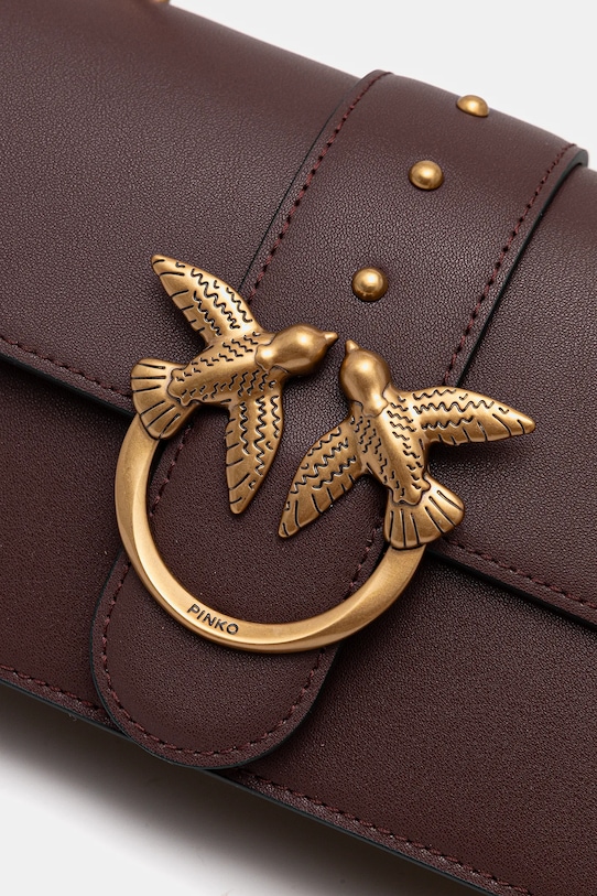 Pinko bőr táska burgundia 105856.A0F1