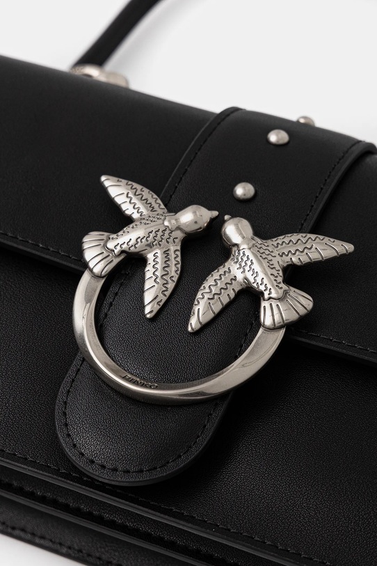 Kožená kabelka Pinko černá 105856.A0F1