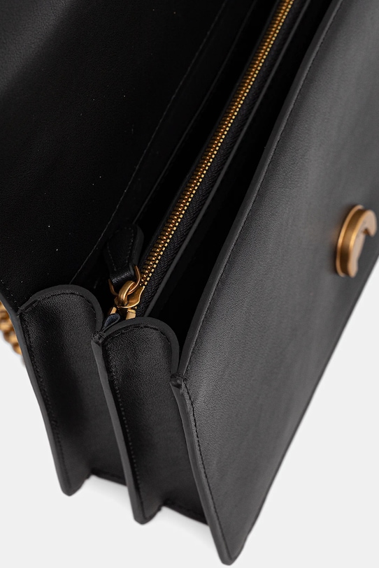 Pinko poșetă de piele 105857.A0F1 negru