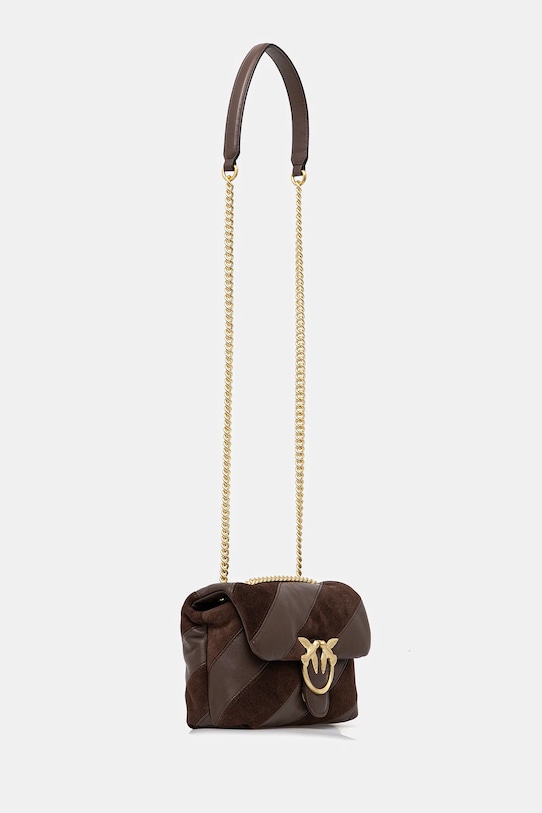 Pinko borsa a mano in pelle 100039.A2JY marrone AW25