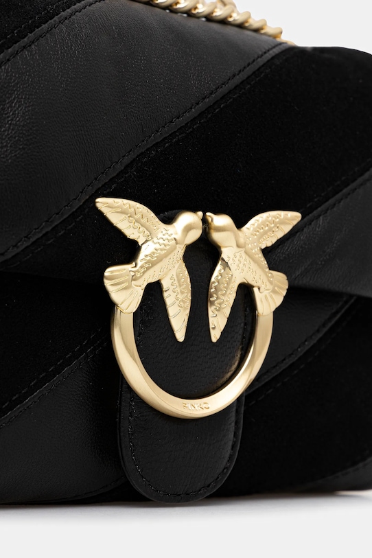 Pinko torebka skórzana czarny 100039.A2JY