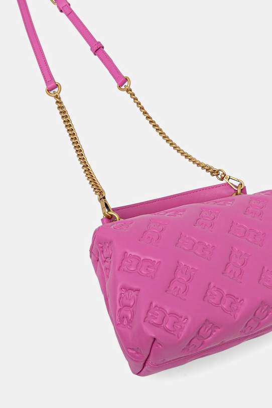 Akcesoria Pinko torebka skórzana 100044.A2JX różowy