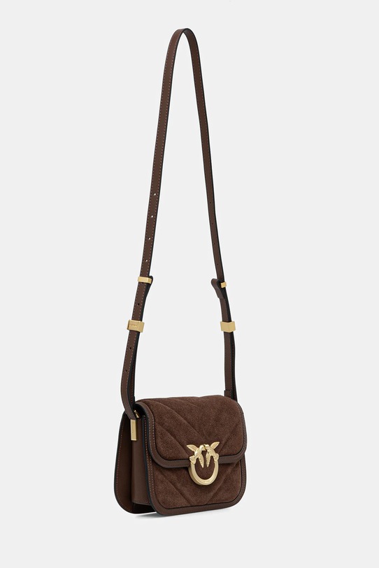 Pinko torebka zamszowa 104297.A2JH brązowy AW25