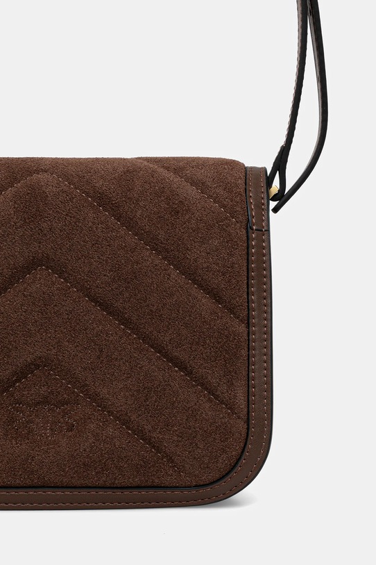 Doplňky Semišová kabelka Pinko 104297.A2JH hnědá