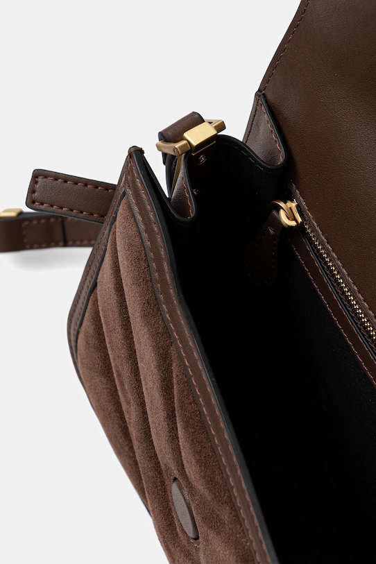 Semišová kabelka Pinko 104297.A2JH hnědá