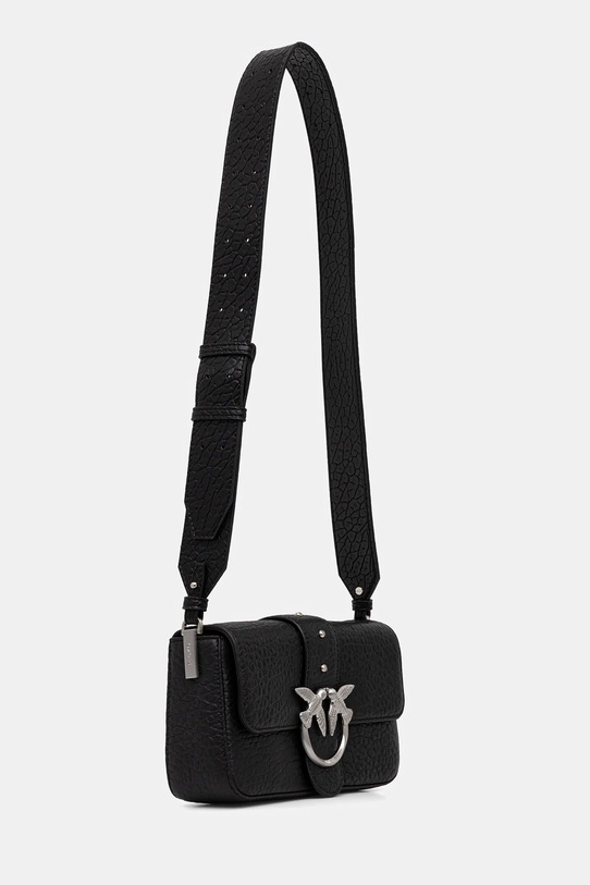 Δερμάτινη τσάντα Pinko 104340.A2JU μαύρο AW25