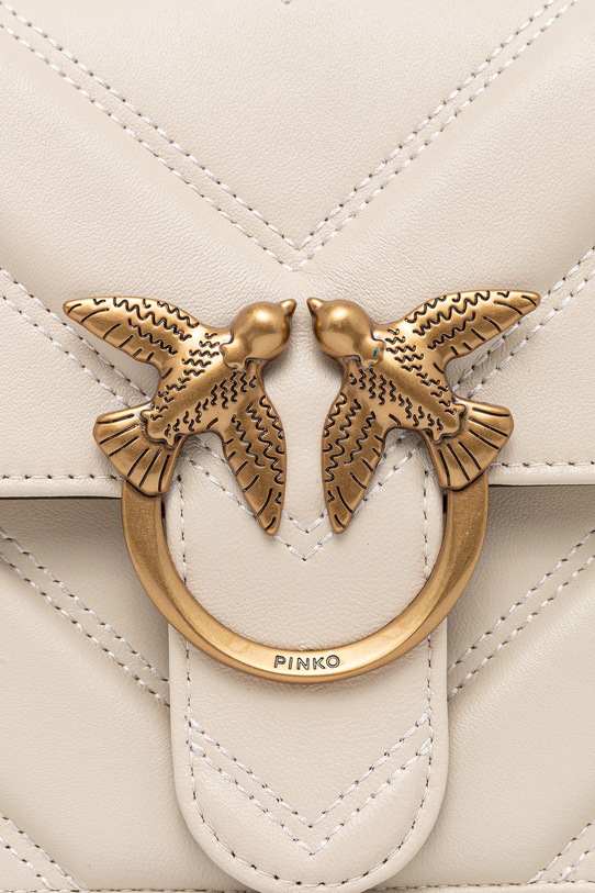 Δερμάτινη τσάντα Pinko μπεζ 104549.A2OS