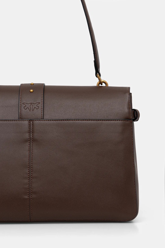 Doplňky Kožená kabelka Pinko 105067.A0QO hnědá