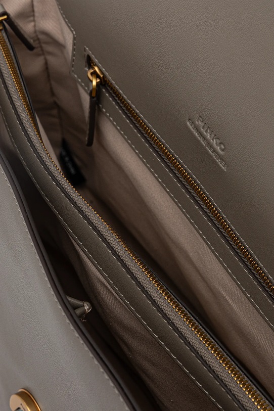 Pinko torebka skórzana szary 105067.A0QO