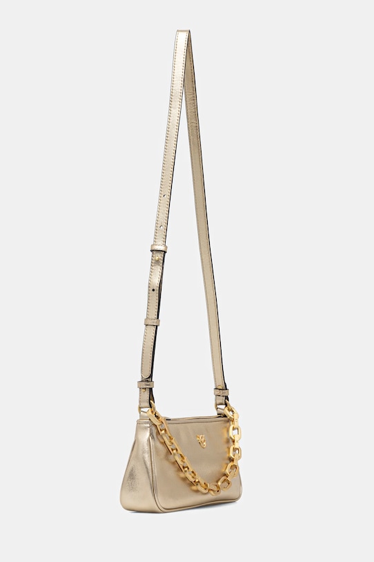 Pinko torebka skórzana 105069.A2O9 złoty AW25
