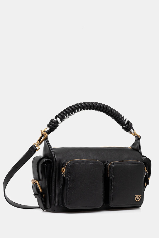 Pinko torebka skórzana 105110.A2OV czarny AW25