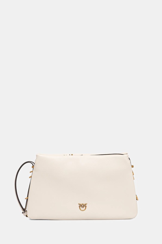 Kožená kabelka Pinko usňová koža béžová 105161.A0QO