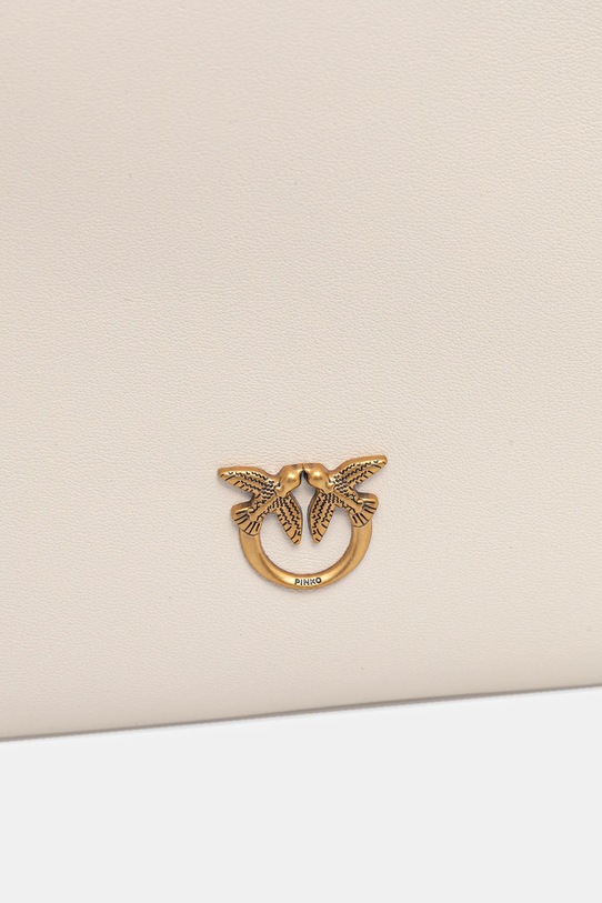 Kožená kabelka Pinko béžová 105161.A0QO
