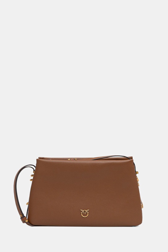 Pinko torebka skórzana brązowy 105161.A0QO