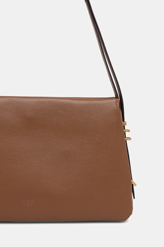 Akcesoria Pinko torebka skórzana 105161.A0QO brązowy