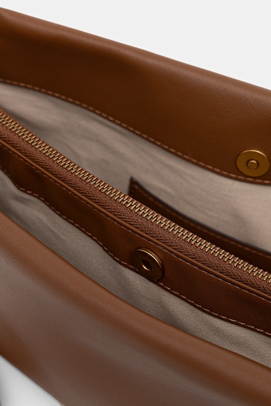 Pinko torebka skórzana brązowy 105161.A0QO