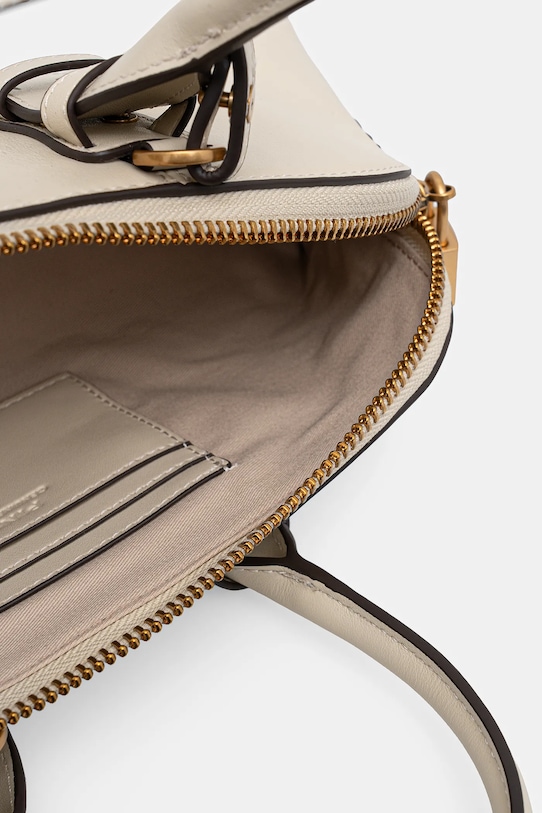 Pinko torebka skórzana Horizontal beżowy 105334.A0QO