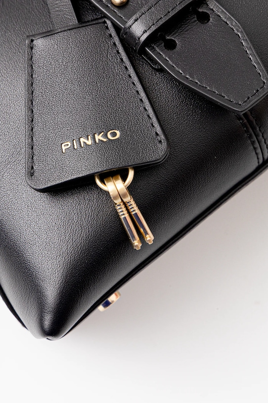 Pinko torebka skórzana czarny 105334.A0QO