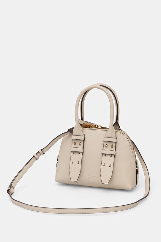 Kožená kabelka Pinko béžová 105333.A0QO