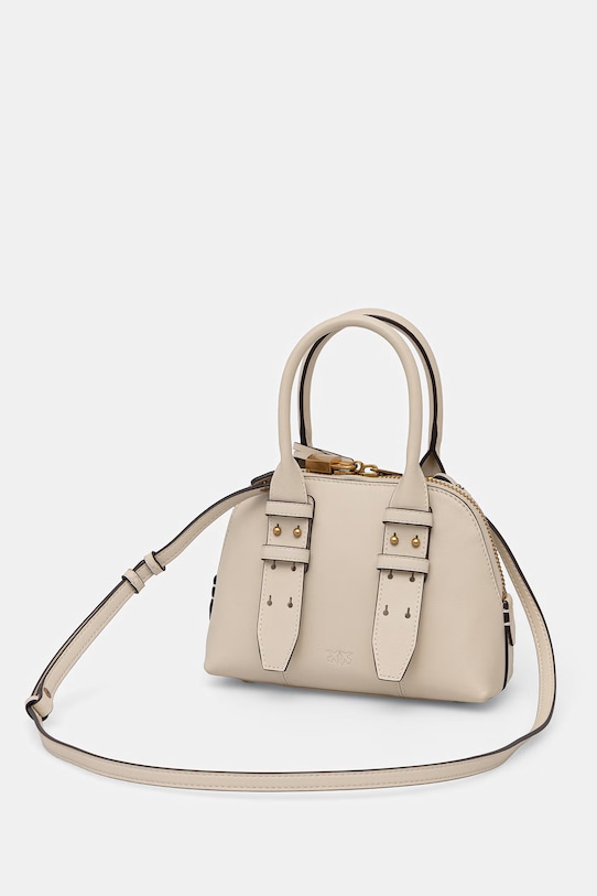 Kožená kabelka Pinko béžová 105333.A0QO