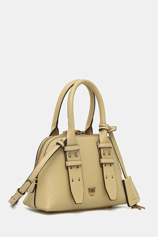 Kožna torba Pinko 105333.A0QO zlatna SS26