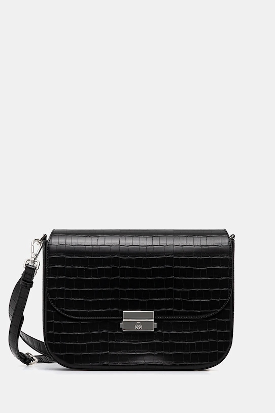 Kabelka United Colors of Benetton nevejde se A4 černá 62Y9DY07Z