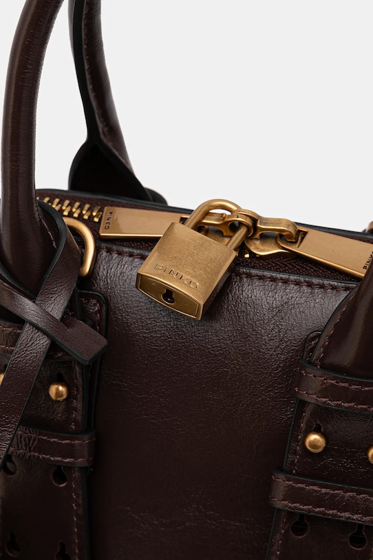 Αξεσουάρ Δερμάτινη τσάντα Pinko 105333.A2VW μπορντό