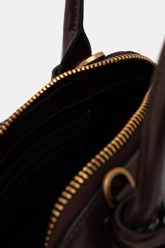 Δερμάτινη τσάντα Pinko 105333.A2VW μπορντό