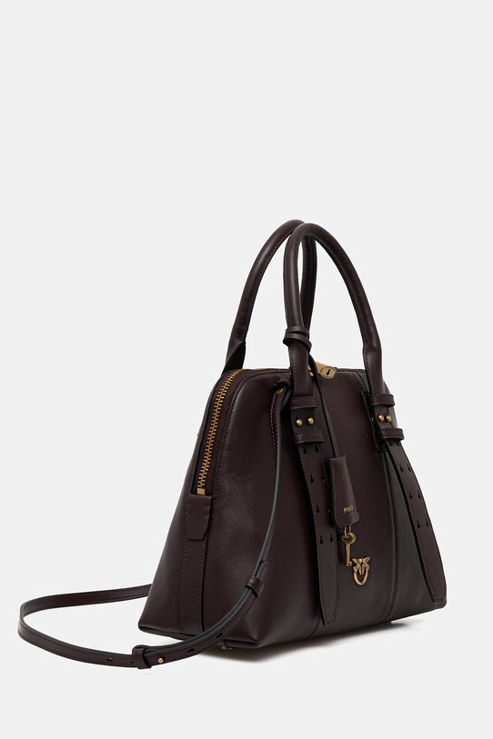 Δερμάτινη τσάντα Pinko 105906.A0QO μπορντό AW25