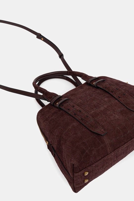 Semišová kabelka Pinko burgundské 105906.A2YW