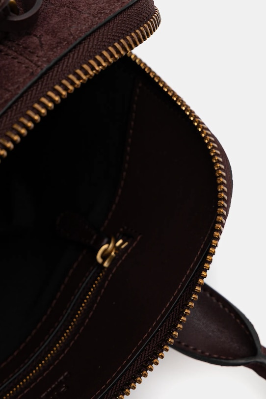 Semišová kabelka Pinko 105906.A2YW burgundské