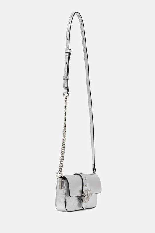 Pinko torebka skórzana 105353.A2WD srebrny AW25
