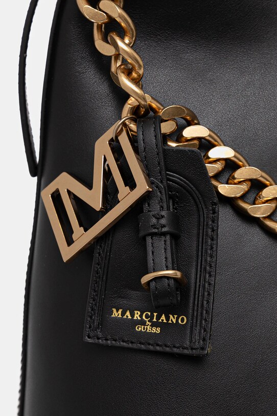 Marciano Guess torebka skórzana czarny 5YGZ05.7330A
