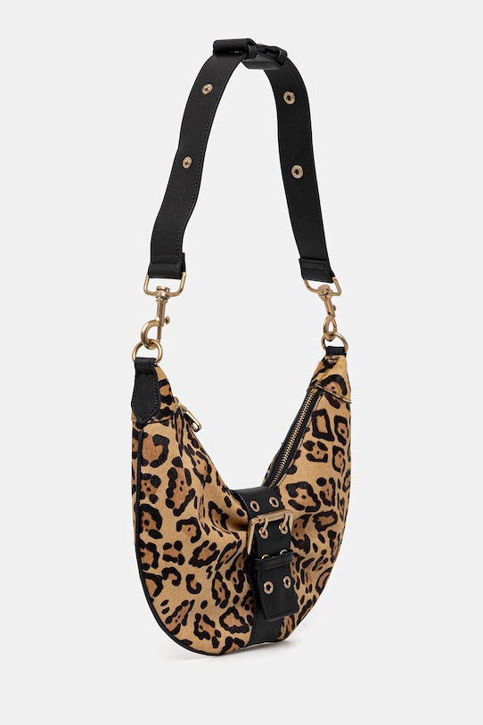 Marciano by Guess geantă de piele 5YGZ07.7367A bej AW25