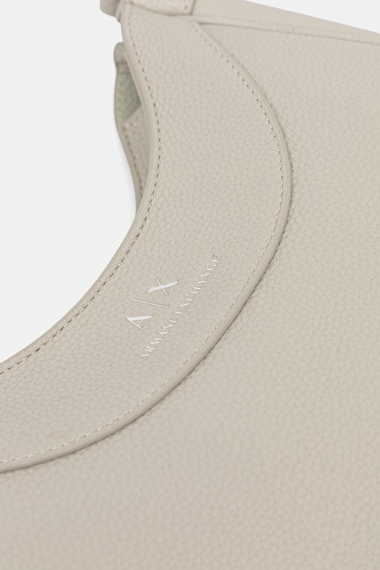 Armani Exchange Crossbody torba za žene od imitacije kože zelena 942883.CC783.