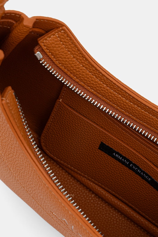 Armani Exchange torebka crossbody damska z imitacji skóry 942883.CC783. pomarańczowy