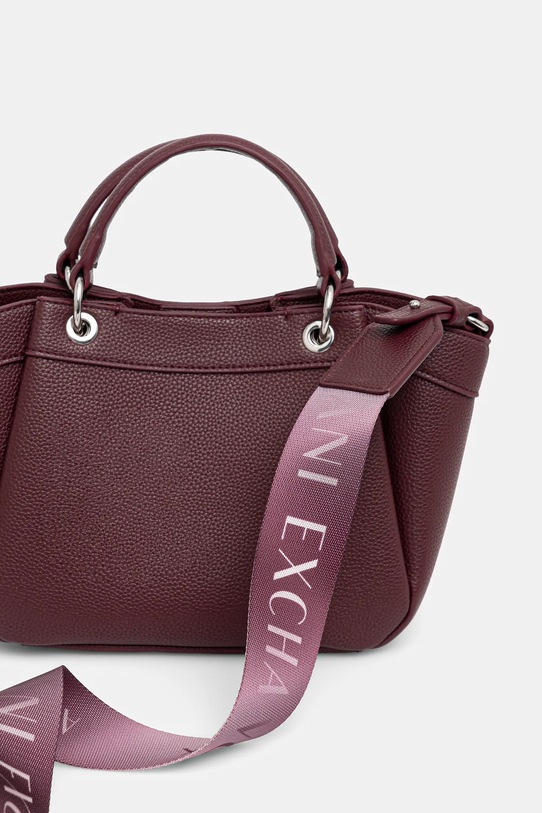 Accesorii Armani Exchange poșetă 942927.CC783. burgundia