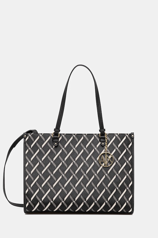 Armani Exchange torebka mieści A4 czarny XW000927.AF17155