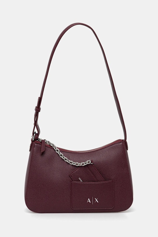 Armani Exchange torebka nadruk bordowy XW001213.AF15625