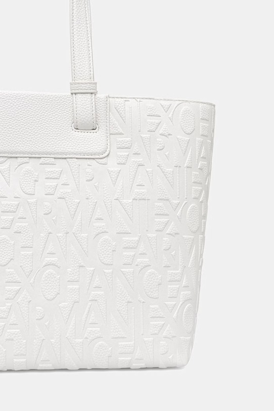 Akcesoria Armani Exchange torebka shopper damska z imitacji skóry XW001481.AF15774 biały