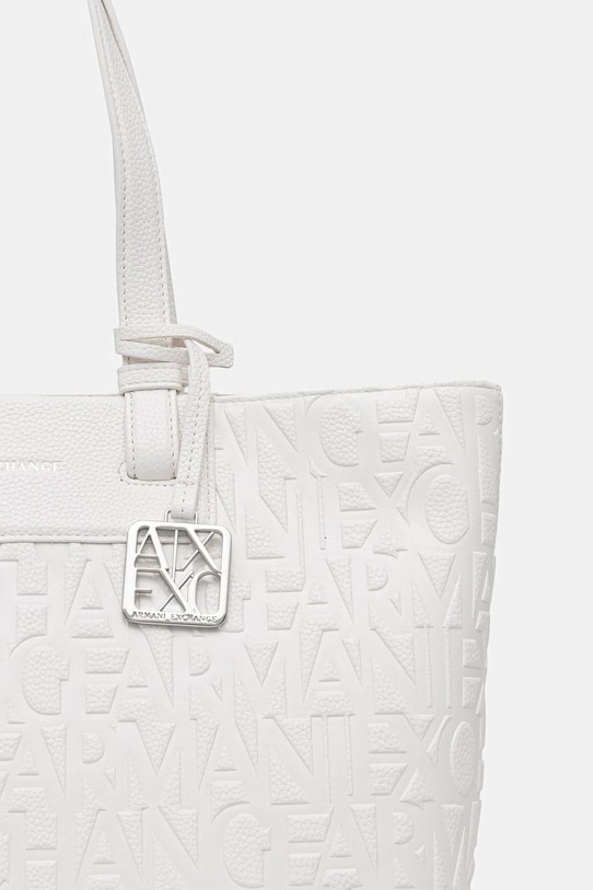 Armani Exchange torebka shopper damska z imitacji skóry biały XW001481.AF15774