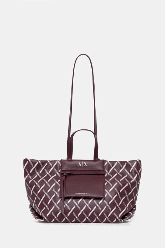 Armani Exchange torebka mieści A4 bordowy XW001538.AF17255