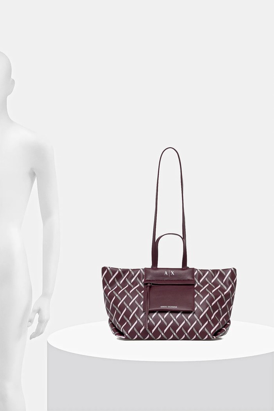 Armani Exchange torebka XW001538.AF17255 bordowy