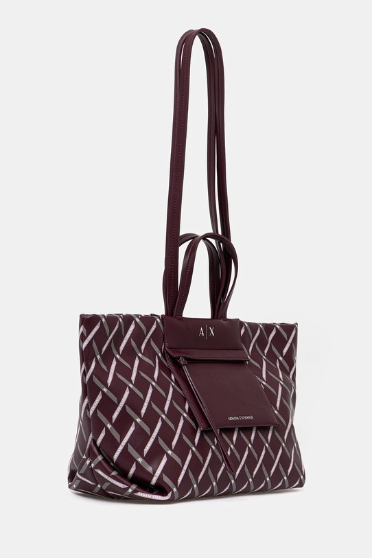 Armani Exchange torebka XW001538.AF17255 bordowy AW25
