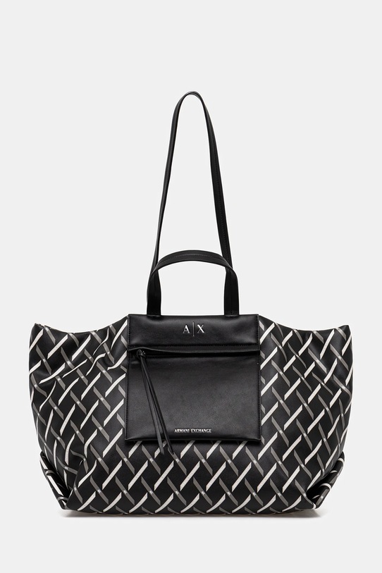 Armani Exchange torebka nie mieści A4 czarny XW001548.AF17255