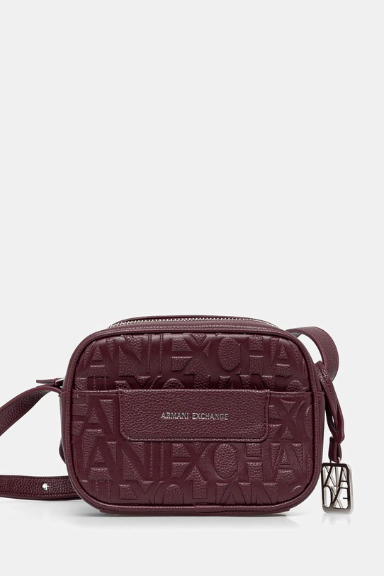 Armani Exchange torebka nie mieści A4 bordowy XW001578.AF15774