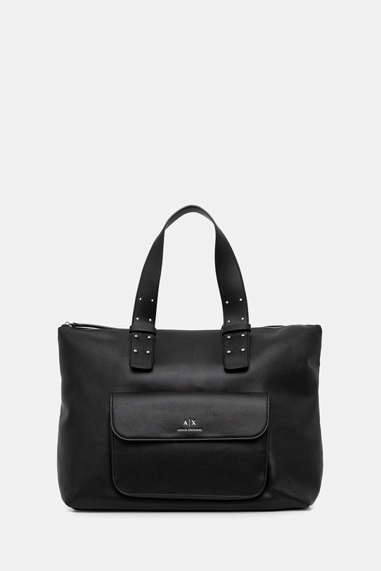 Kabelka Armani Exchange jednofarebný čierna XW002126.AF12589