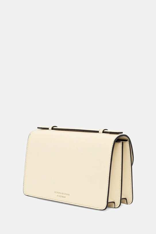 Δερμάτινη τσάντα Victoria Beckham μπεζ B325AAC006641A